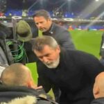 Roy Keane litiga con un tifoso a bordo campo