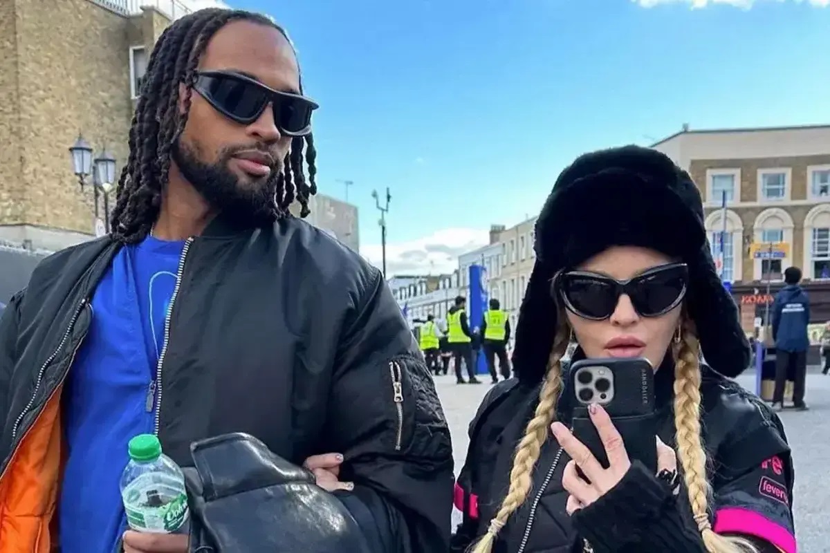 Madonna insieme ad Akeem Morris