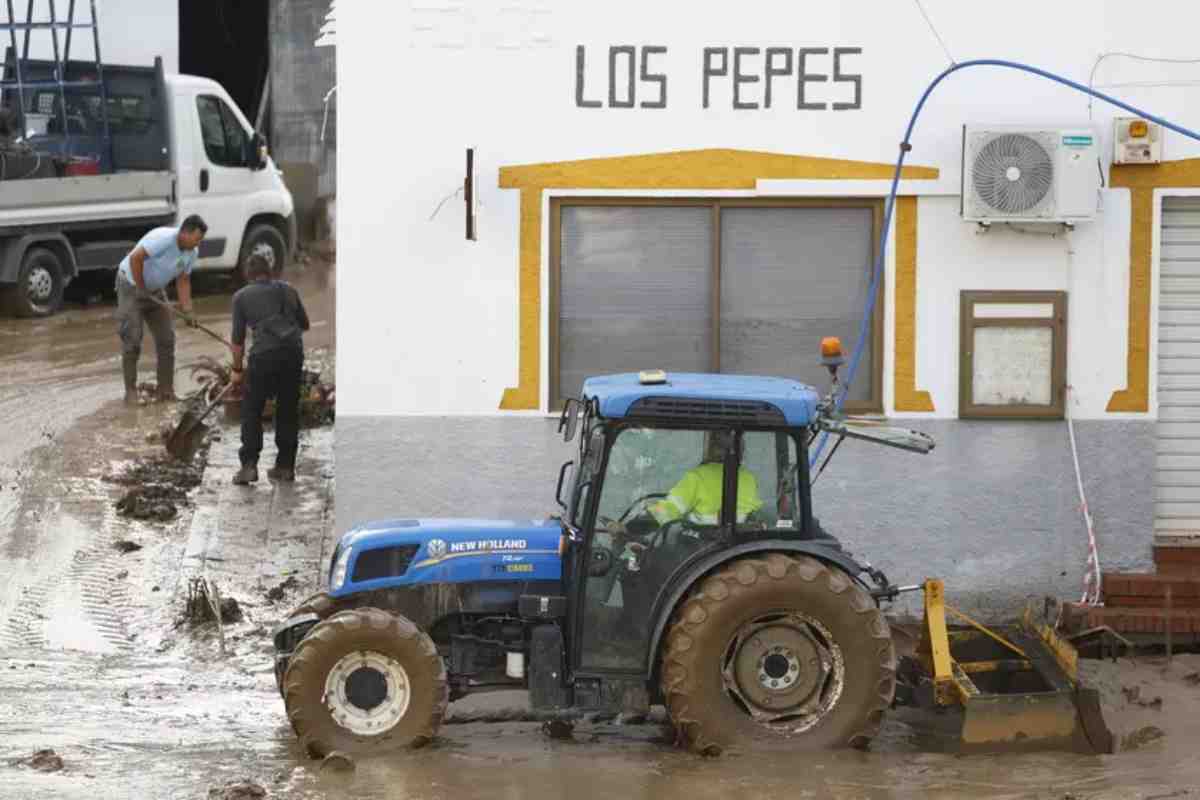 Malaga colpita dal maltempo