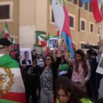 MANIFESTAZIONE A ROMA A FAVORE DELLO SCIA DELL'IRAN