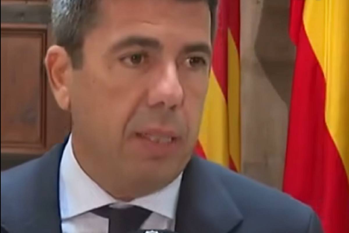 Valencia, il video del governatore Mazon poi ritirato