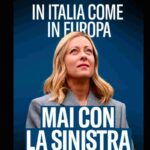 In Italia come in Europa, mai con la sinistra. Il post di Fratelli d'Italia