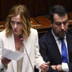 Giorgia Meloni e Matteo Salvini