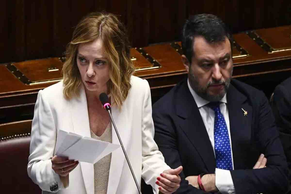 Giorgia Meloni e Matteo Salvini