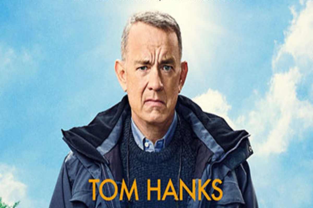 L'attore Tom Hanks nella locandina del film Non così vicino