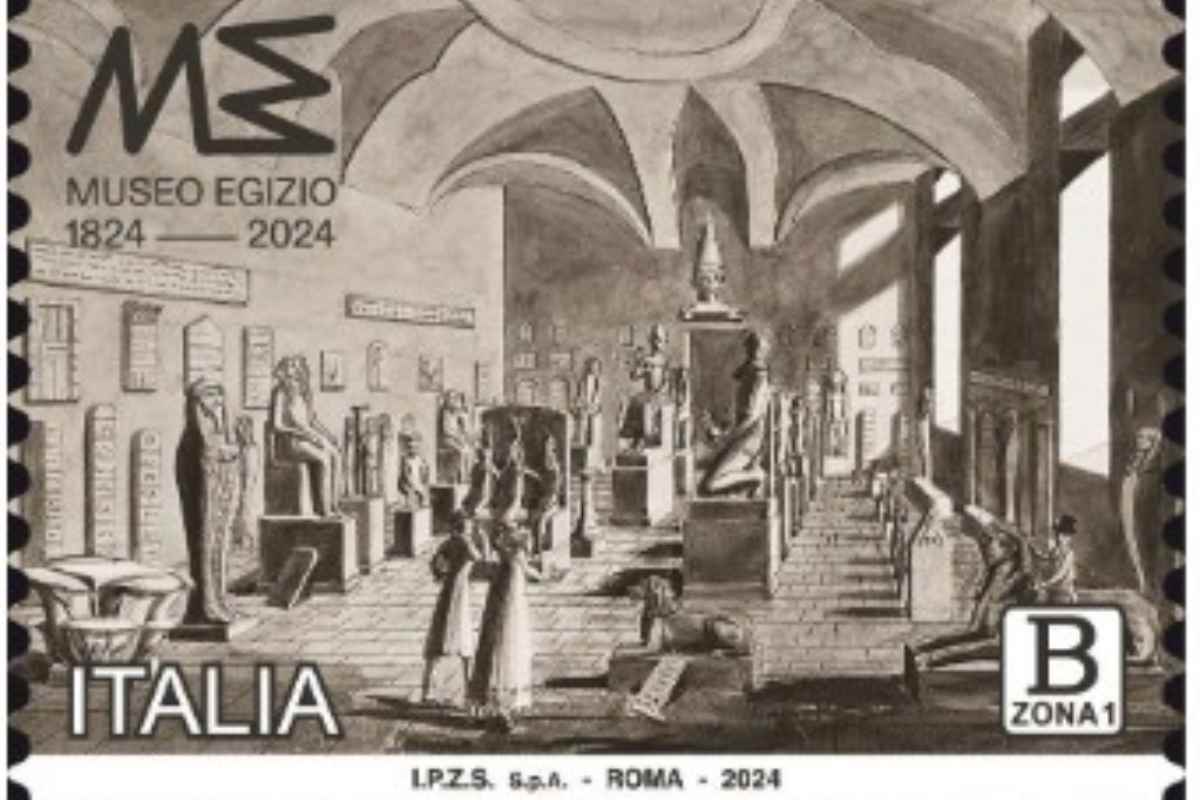 francobollo museo egizio