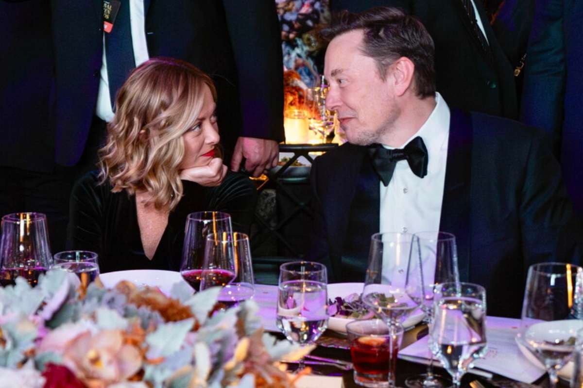 musk a cena con la meloni