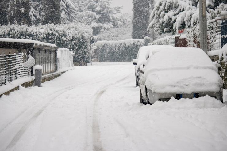 Nevicate a bassa quota 