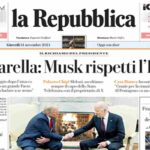 La Repubblica del 14 novembre