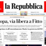 La Repubblica del 21 novembre