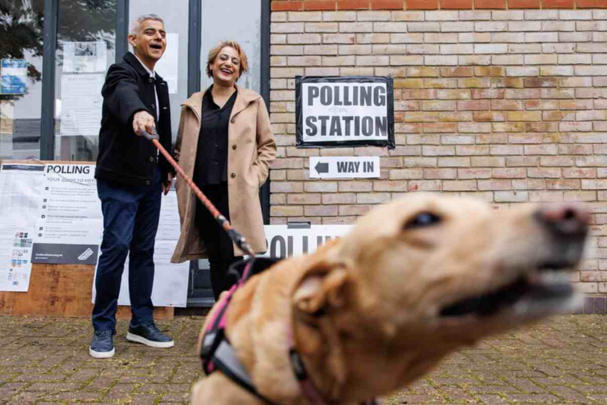 Il sindaco di Londra con la moglie 