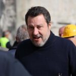 Salvini durante un impegno