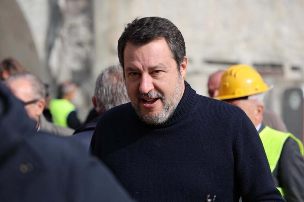 salvini durante un impegno