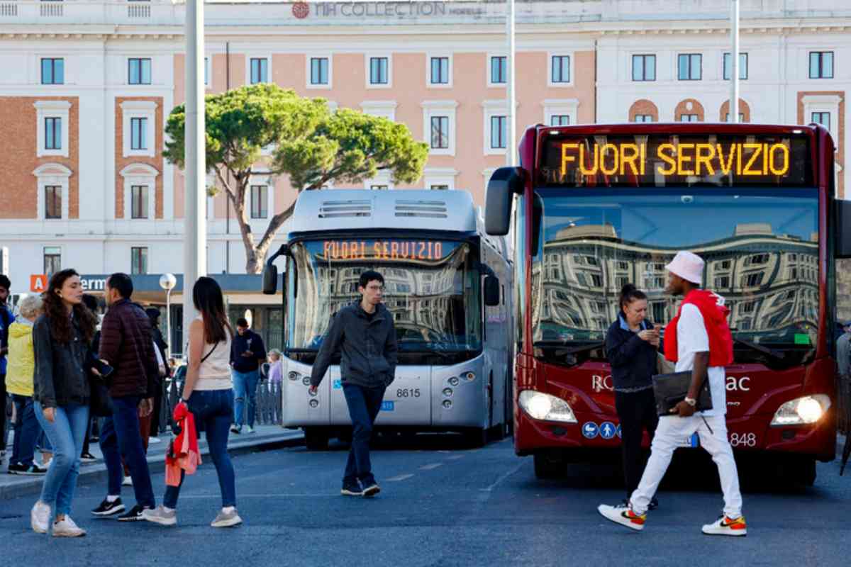 sciopero dei bus a roma