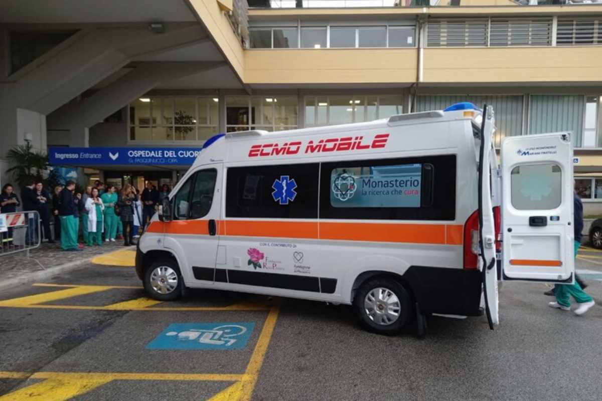  ambulanza al pronto soccorso