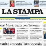 La Stampa del 15 novembre