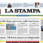 La Stampa del 26 novembre