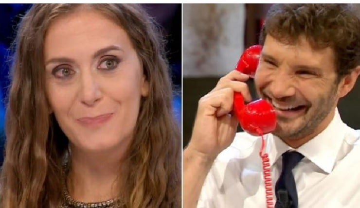 stefano de martino al telefono con la concorrente di affari tuoi