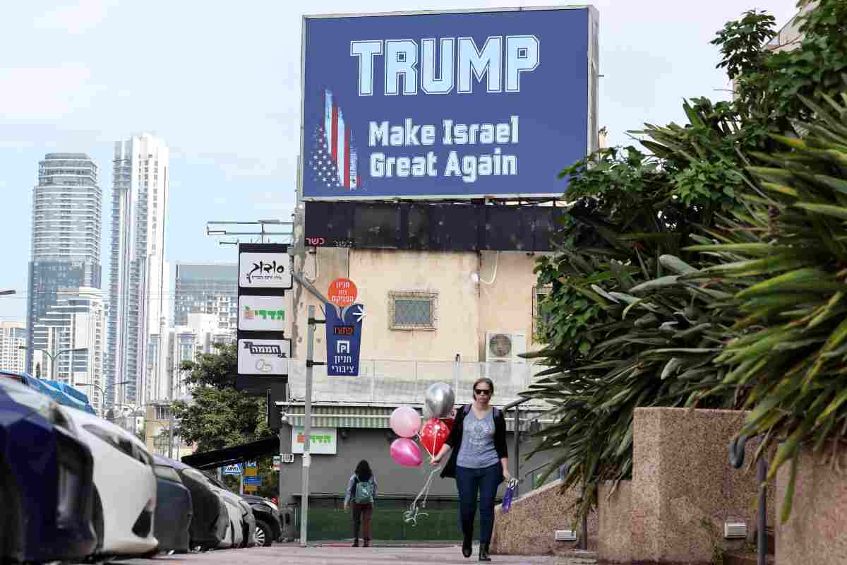 Sostenitori di Trump in Israele 