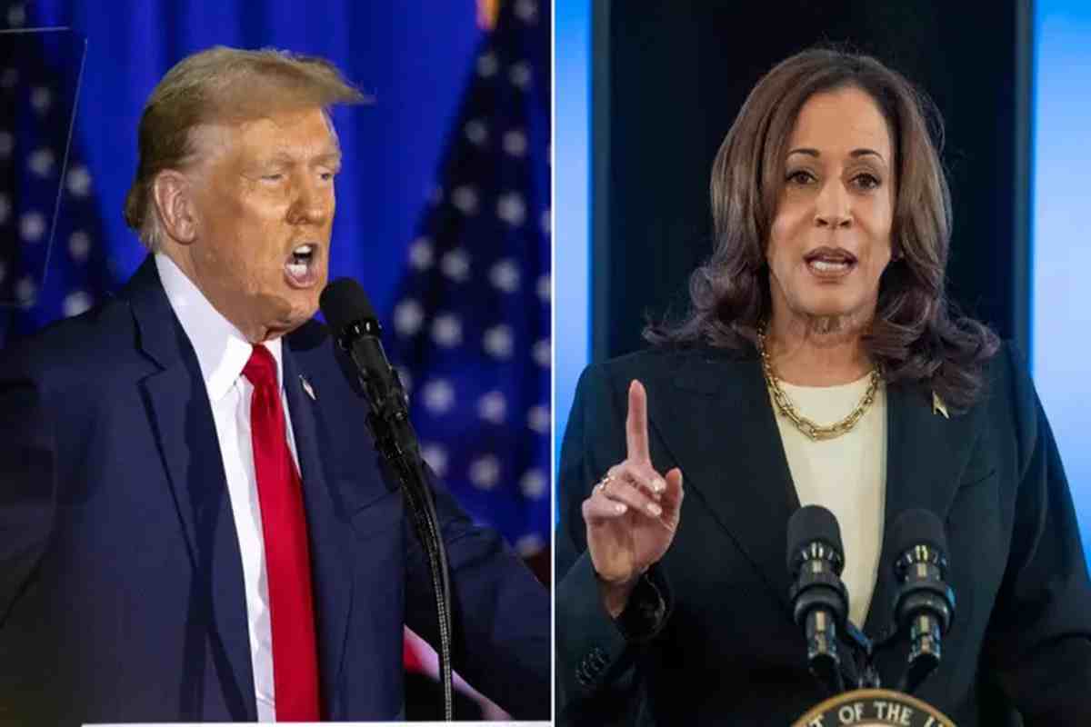 Donald Trump e Kamala Harris