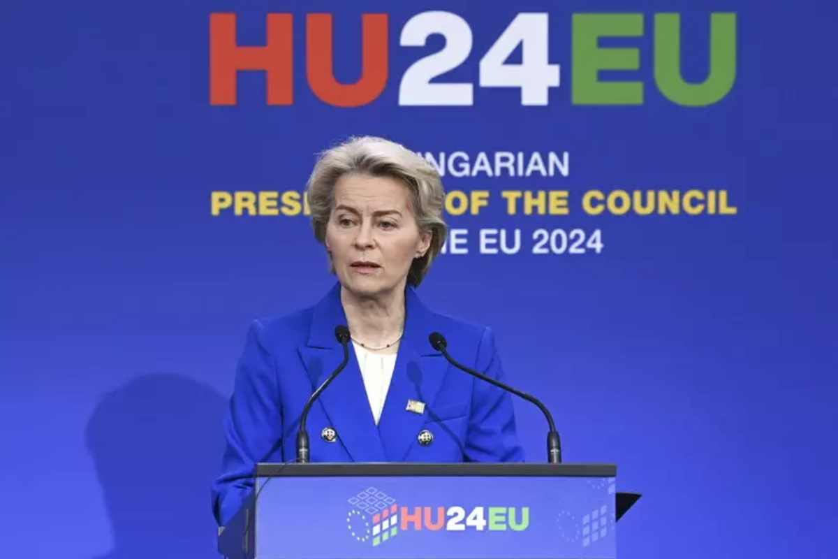 La presidente della Commissione europea Ursula von der Leyen