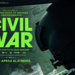 La locandina del film Civil War, con il titolo in evidenza