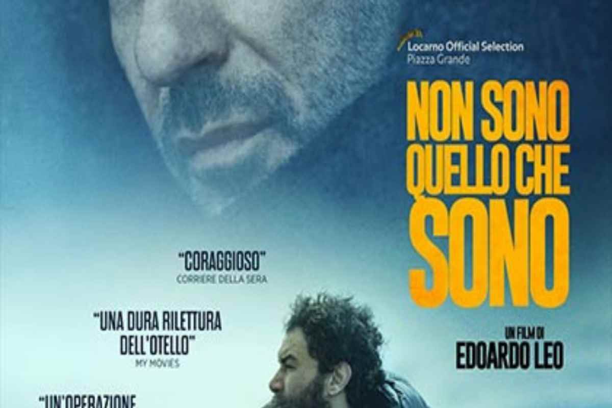 La locandina del film Non sono quello che sono di Edoardo Leo, con il titolo del film in evidenza