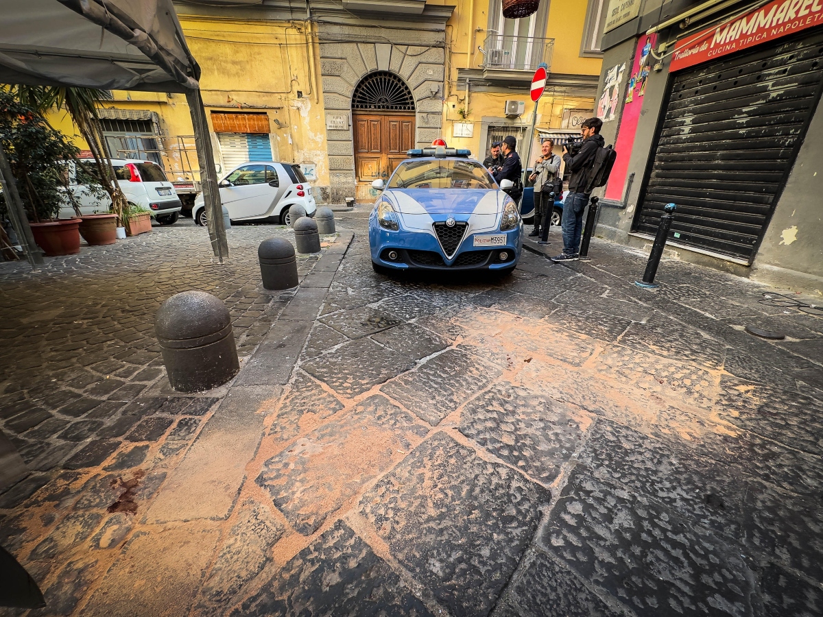 napoli, il luogo della sparatoria