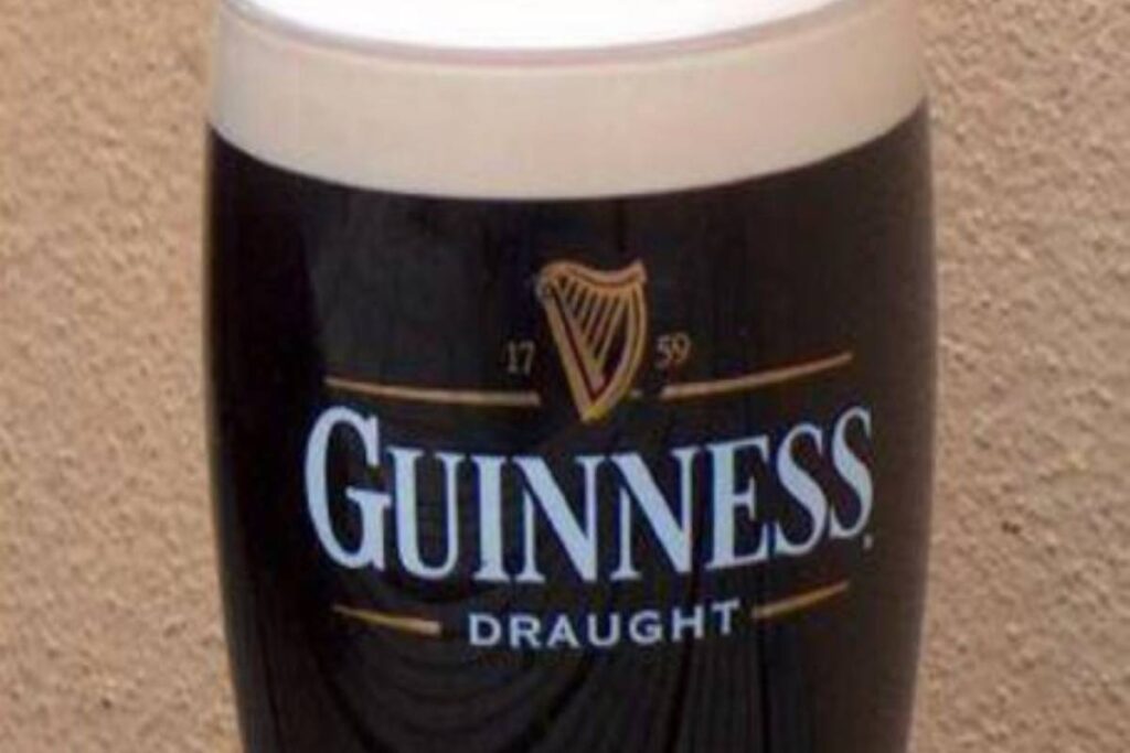 Una pinta di birra Guinness