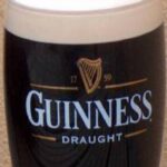 Una pinta di birra Guinness