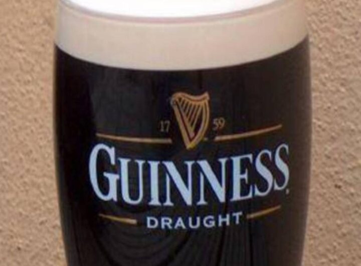 Una pinta di birra Guinness