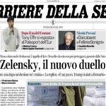 La prima pagina del Corriere