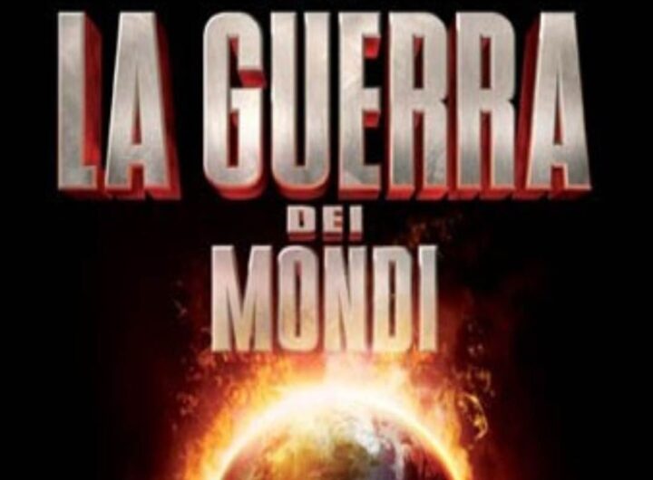 La locandina del film La guerra dei mondi di Steven Spielberg, con il titolo in evidenza