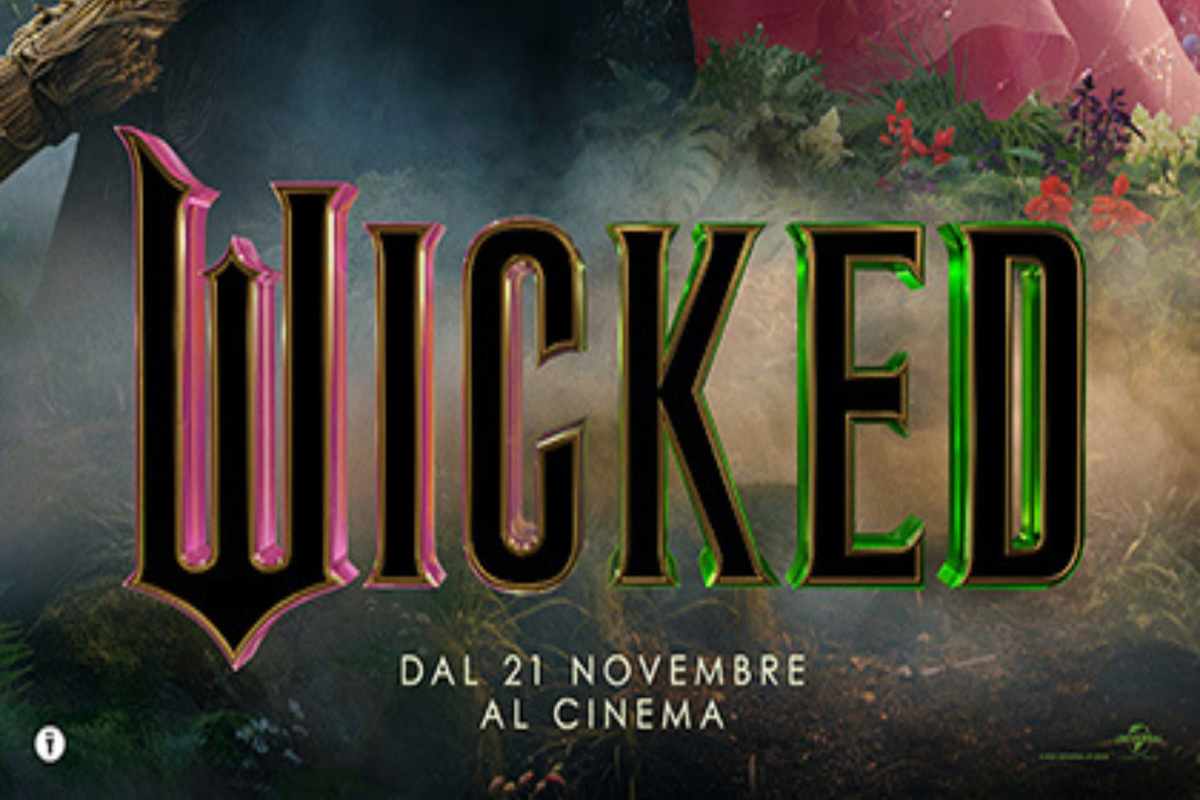 La locandina del film Wicked, con il titolo del film in evidenza