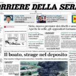 Il Corriere della Sera del 10 dicembre