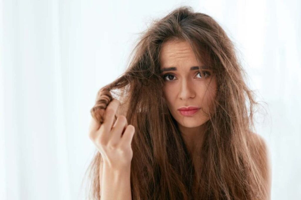 Capelli crespi in inverno