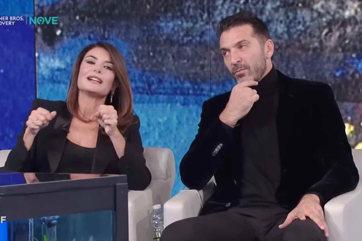 Ilaria D'Amico e Buffon a Che tempo che fa