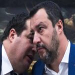 Durigon della Lega insieme a Salvini