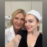 Lindsay Lohan selfie con Radmila Lukian