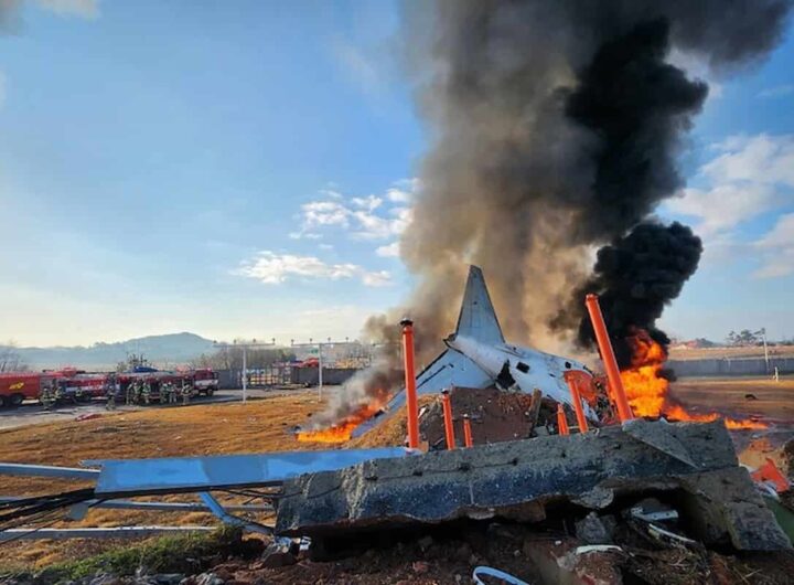 Aereo caduto in Corea