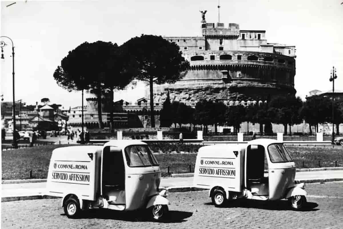 Ape a Castel Sant'Angelo a Roma