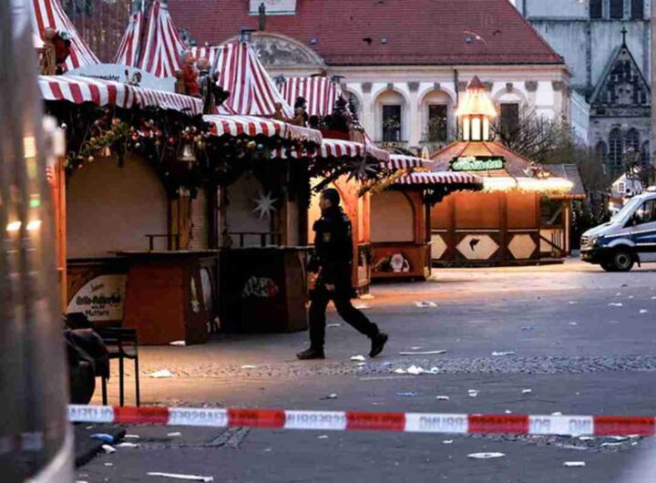 Le prime foto scattate sul luogo dell'attentato in Germania