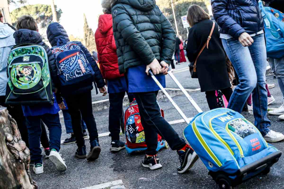 bambini fuori scuola