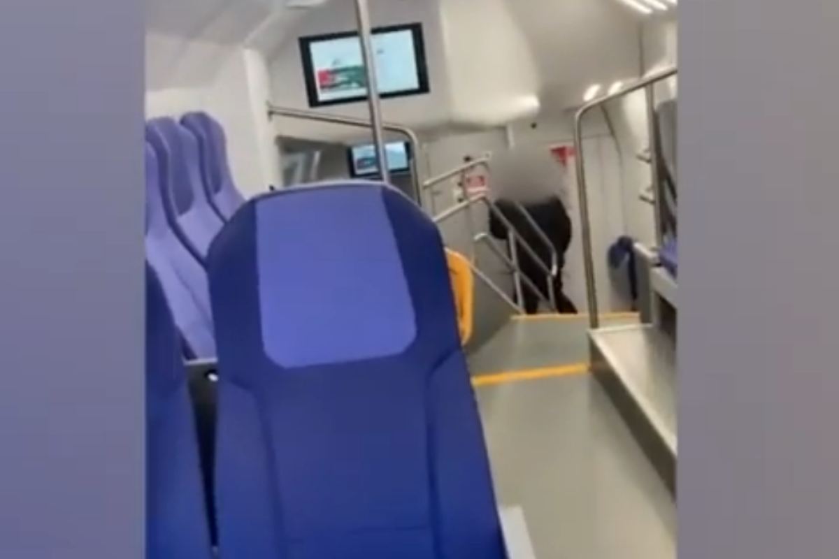 il video del capotreno aggredito a parma