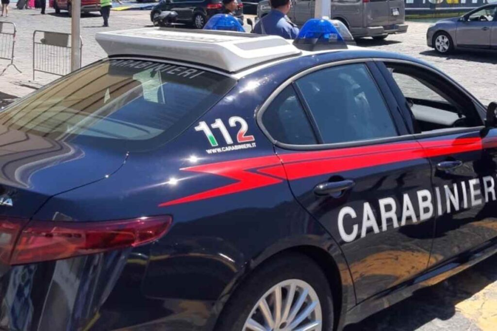 Una pattuglia dei Carabinieri