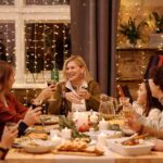 una cena di Natale in famiglia