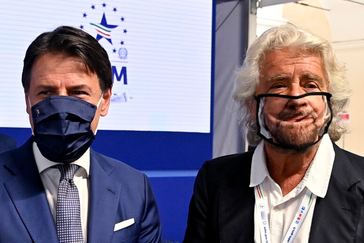 giuseppe conte e beppe grillo