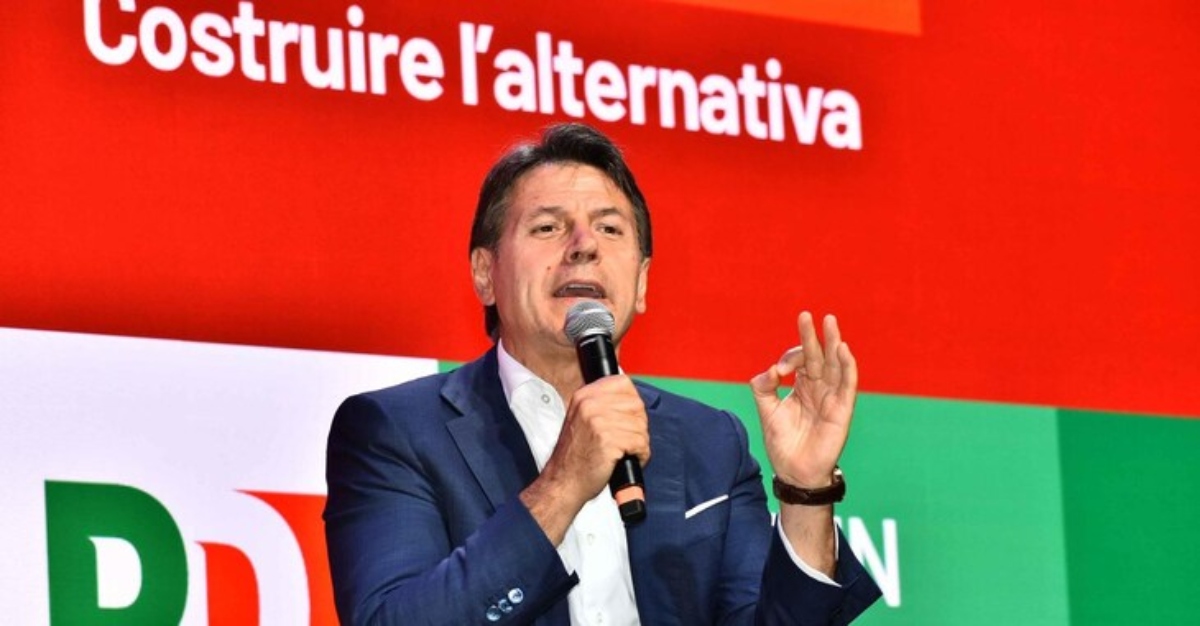 giuseppe conte alla festa dell'unità