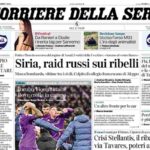 Il Corriere della Sera del 2 dicembre