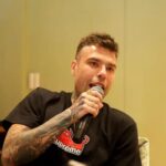 Fedez in conferenza stampa